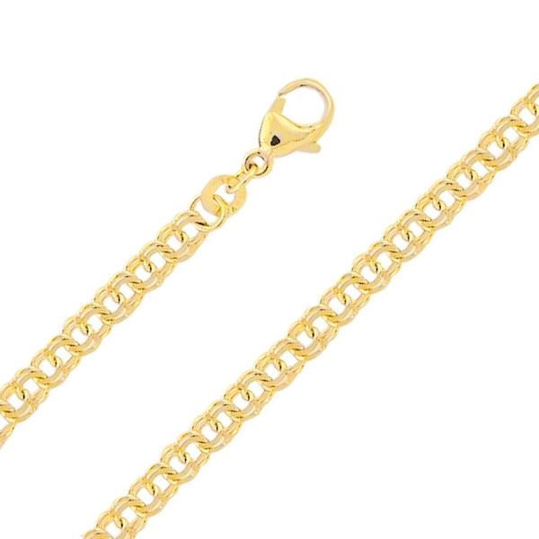 Armband Garibaldi 4mm 18,5cm 8Kt 333 GOLD