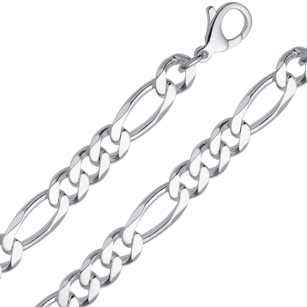Kette Figaro Muster 8.5 mm 925 50cm