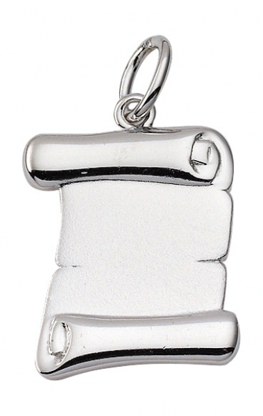 Anh?nger Dokumentrolle Buchrolle Silber 925