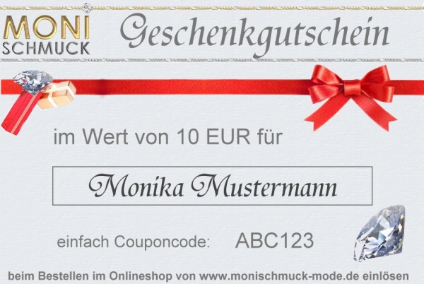 Geschenkgutschein 10 EURO
