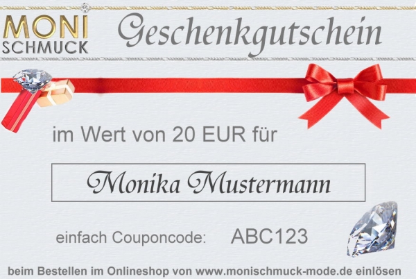 Geschenkgutschein 20 EURO