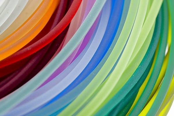 Kautschukbänder 1,5mm lose Farbe nach Wahl