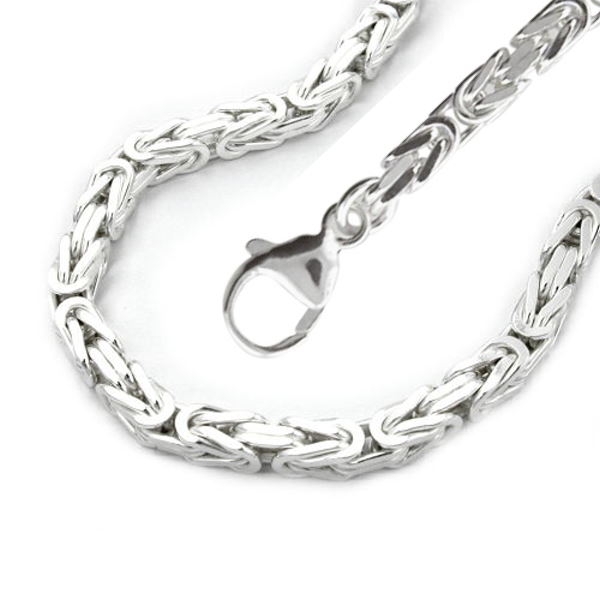 K?nigskette 3,4 mm Herren Silber 925 50cm