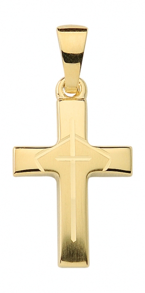 Anh?nger Kreuz 11x16mm 8Kt 333 GOLD