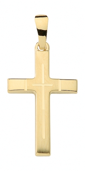 Anh?nger Kreuz 13x18mm 8Kt 333 GOLD