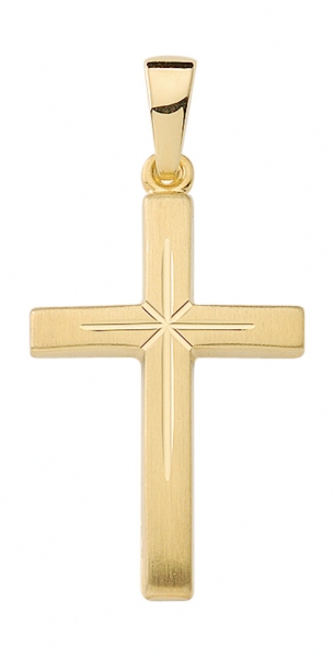 Anh?nger Kreuz 15x22mm 8Kt 333 GOLD