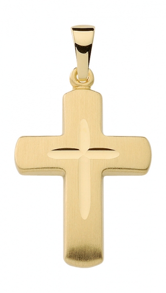Anh?nger Kreuz 15x19mm 8Kt 333 GOLD