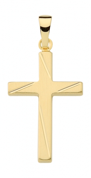 Anh?nger Kreuz 14x20mm 8Kt 333 GOLD