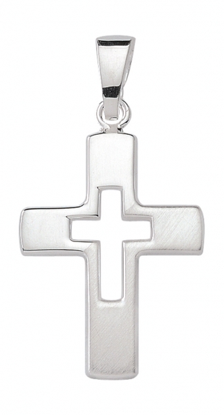 Anh?nger Kreuz 15x20mm Silber 925