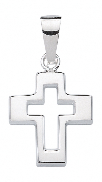 Anh?nger Kreuz 12x13mm Silber 925