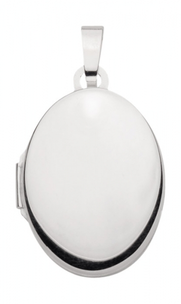 Anh?nger Medaillon oval 15x18mm Silber 925
