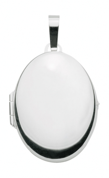 Anh?nger Medaillon oval 25x31mm Silber 925