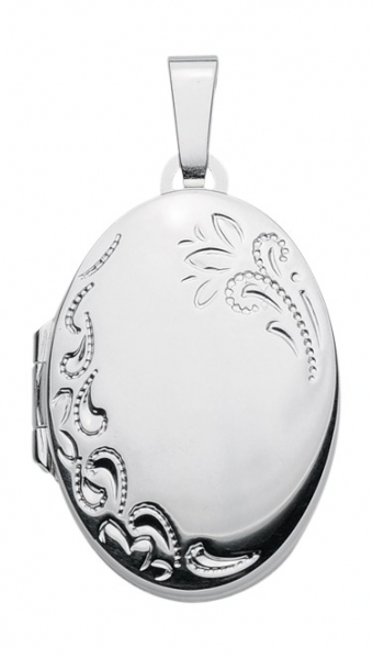 Anh?nger Medaillon oval 17x23mm Silber 925