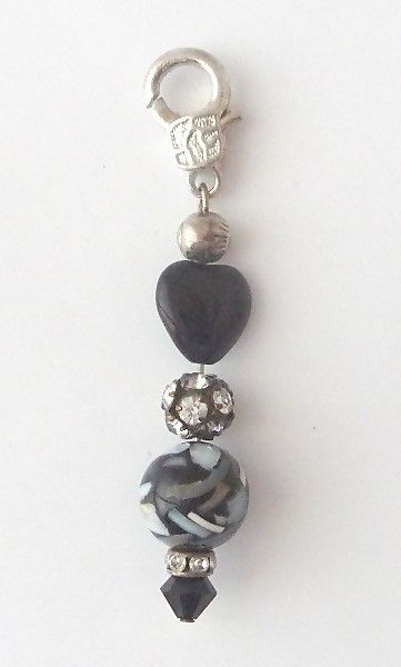 Anh?nger Charm Herz black