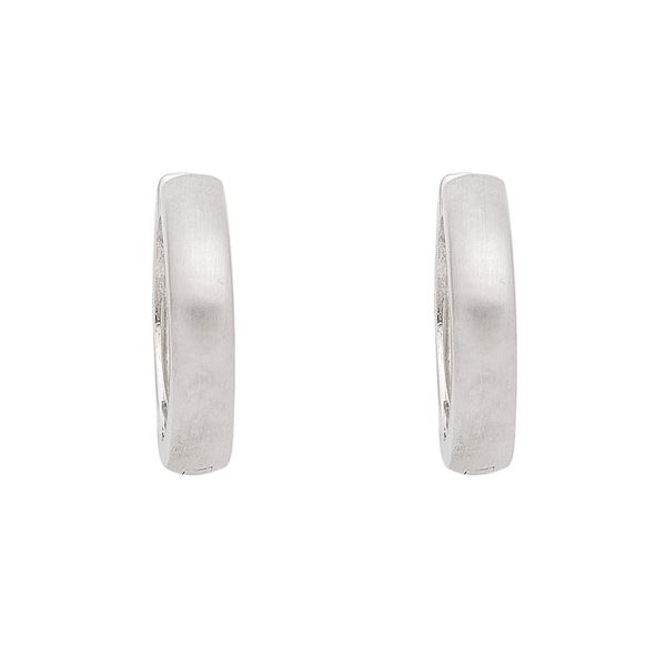 Creole Klappscharnier ?13,3mm 14Kt 585 WEISSGOLD