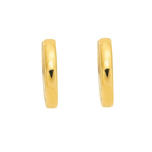 Creole Klappscharnier bicolor ?15,2mm 8Kt 333 GOLD - WEISSGOLD