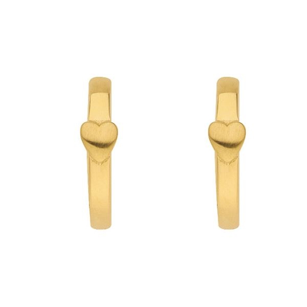 Creole Klappscharnier Herz ?14mm 8Kt 333 GOLD