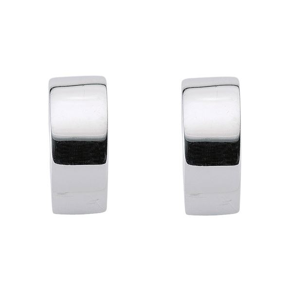 Creole Klappscharnier ?16,5mm rhodiniert Silber 925