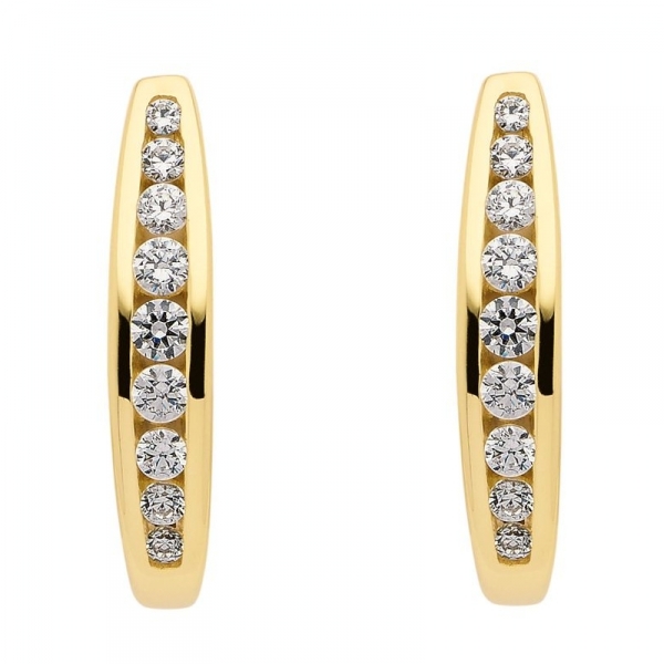 Creole Zirkonia 8Kt 333 GOLD