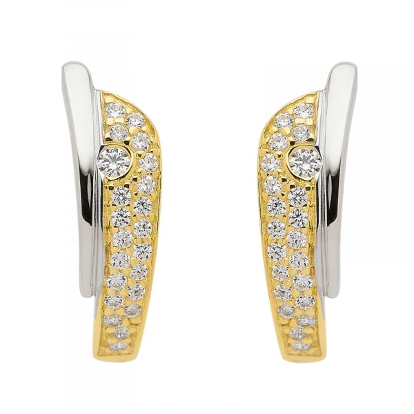 Creole Zirkonia bicolor 8Kt 333 GOLD