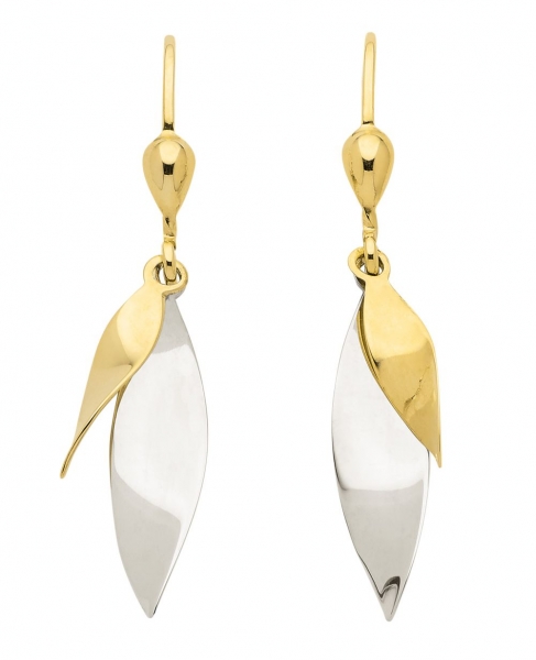 Brisur Ohrh?nger 8Kt 333 GOLD WEISSGOLD