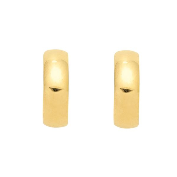 Creole Klappscharnier gew?lbt ?14mm 14Kt 585 GOLD