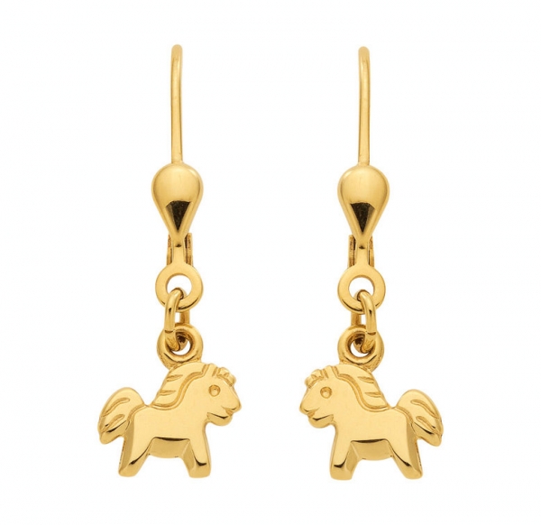 Ohrh?nger Brisur Pferd III 8Kt 333 GOLD