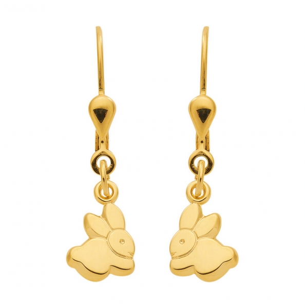 Ohrh?nger Brisur Hase 8Kt 333 GOLD