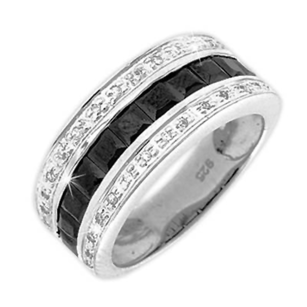  Ring 925 Sterling Silber mit Zirkonia