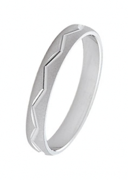 Partner Freundschafts Ringe aus 925 Silber Diamantschnitt Muster 3mm