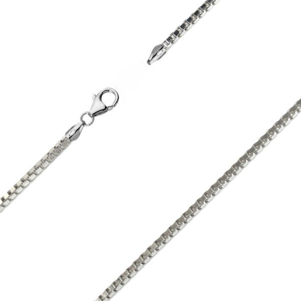 Collier Kette 1mm Venezianer 40cm Silber 925