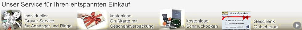 Monischmuck Service Service bei Monischmuck kostenlose Geschenkverpackung